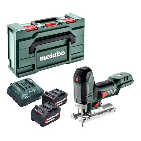 Wyrzynarka akumulatorowa Metabo ST 18 LT 130 BL 18 V 130 mm bezszczotkowa + 2x akumulator 4,0 Ah + ładowarka + metabox