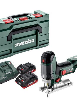 Metabo ST 18 LT 130 BL Akku Stichsäge 18 V 130 mm Brushless + 2x LiHD Akku 4,0 Ah + Ladegerät + Metabox