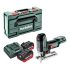Metabo ST 18 LT 130 BL cordless jigsaw 18 V 130 mm brushless + 2x LiHD battery 5.5 Ah + charger + metabox