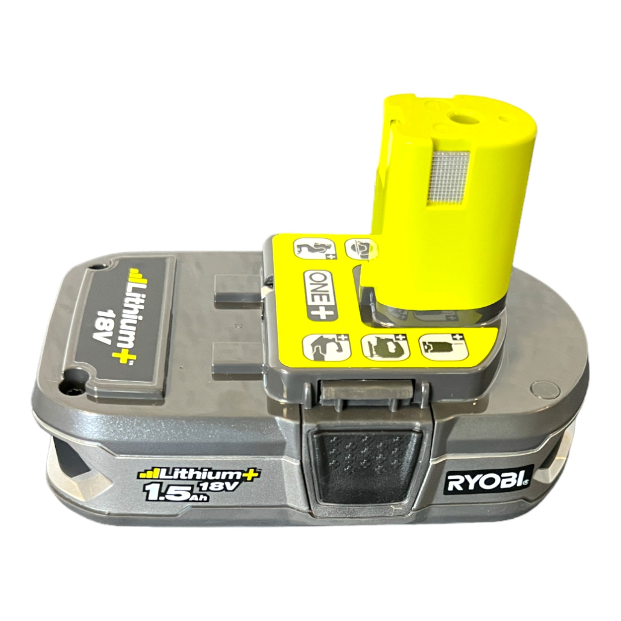 RYOBI RB18L15 Akku 18 V 1 5 Ah 1500 mAh Li Ion ONE 5133001905 mit Ladestandanzeige 1 - toolbrothers