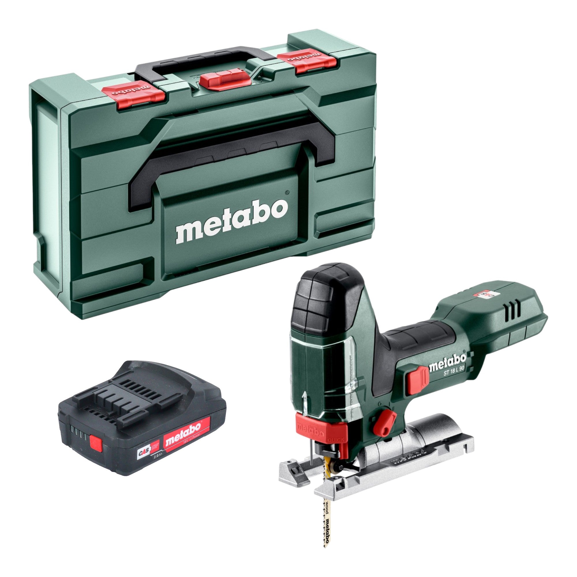 Metabo ST 18 L 90 Akku Stichsaege 18 V 90 mm 1x Akku 2 0 Ah Metabox ohne Ladegeraet 0 - toolbrothers