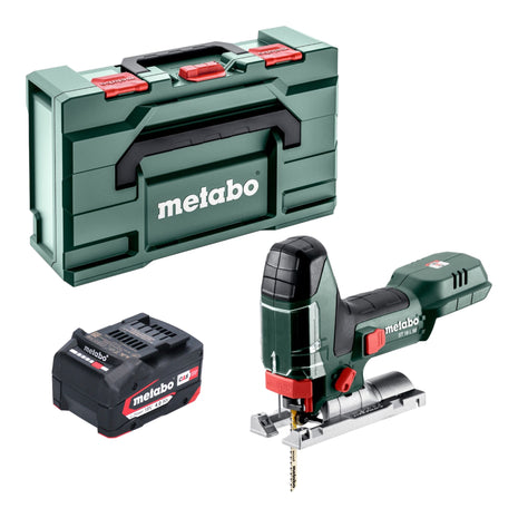 Metabo ST 18 L 90 Scie sauteuse sans fil 18 V 90 mm + 1x batterie 4,0 Ah + Metabox - sans chargeur