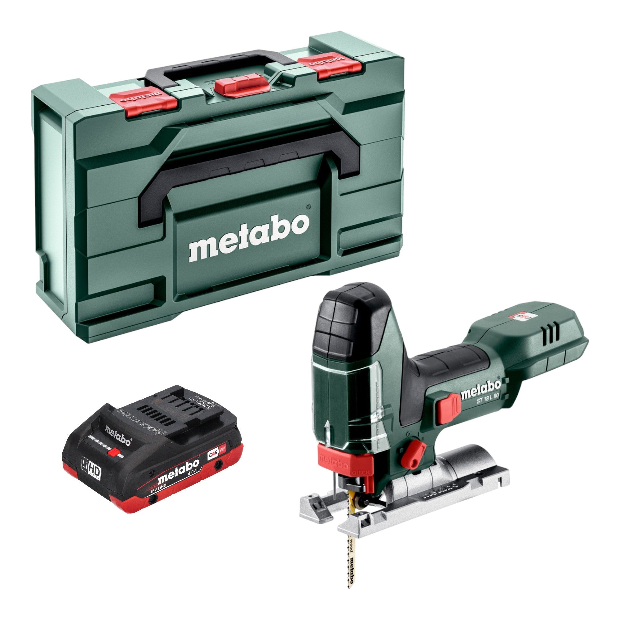 Metabo ST 18 L 90 Akku Stichsaege 18 V 90 mm 1x LiHD Akku 4 0 Ah Metabox ohne Ladegeraet 0 - toolbrothers