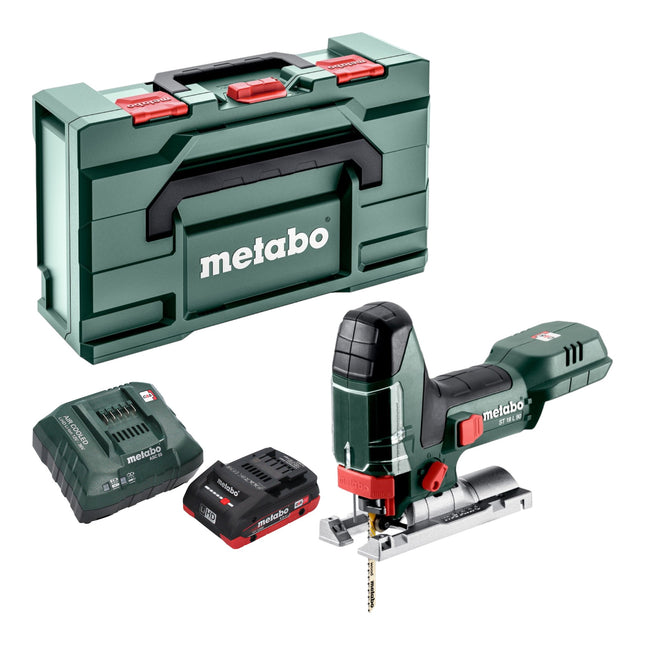 Metabo ST 18 L 90 cordless jigsaw 18 V 90 mm + 1x LiHD battery 4.0 Ah + charger + metabox