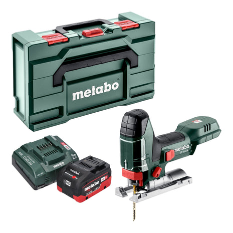 Metabo ST 18 L 90 Scie sauteuse sans fil 18 V 90 mm + 1x batterie LiHD 5,5 Ah + chargeur + Metabox