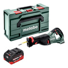 Metabo SSEP 18 LT Akku Säbelsäge 18 V 32 mm + 1x LiHD Akku 8,0 Ah + Metabox - ohne Ladegerät