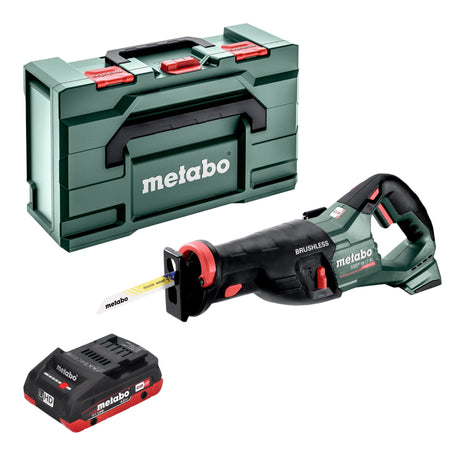 Metabo SSEP 18 LT BL Akku Säbelsäge 18 V 32 mm Brushless + 1x LiHD Akku 4,0 Ah + Metabox - ohne Ladegerät