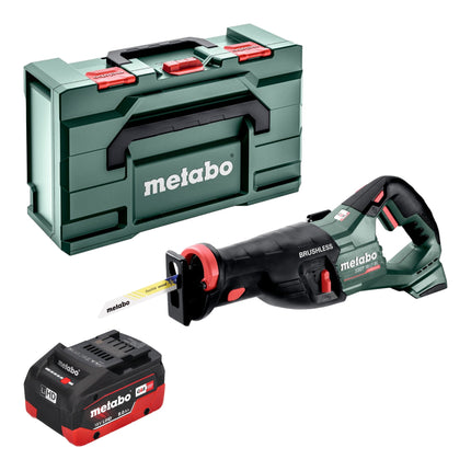 Metabo SSEP 18 LT BL cordless reciprocating saw 18 V 32 mm brushless + 1x LiHD battery 8.0 Ah + metabox - without charger