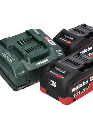 Metabo SSEP 18 LT BL Akku Säbelsäge 18 V 32 mm Brushless + 2x LiHD Akku 8,0 Ah + Ladegerät + Metabox