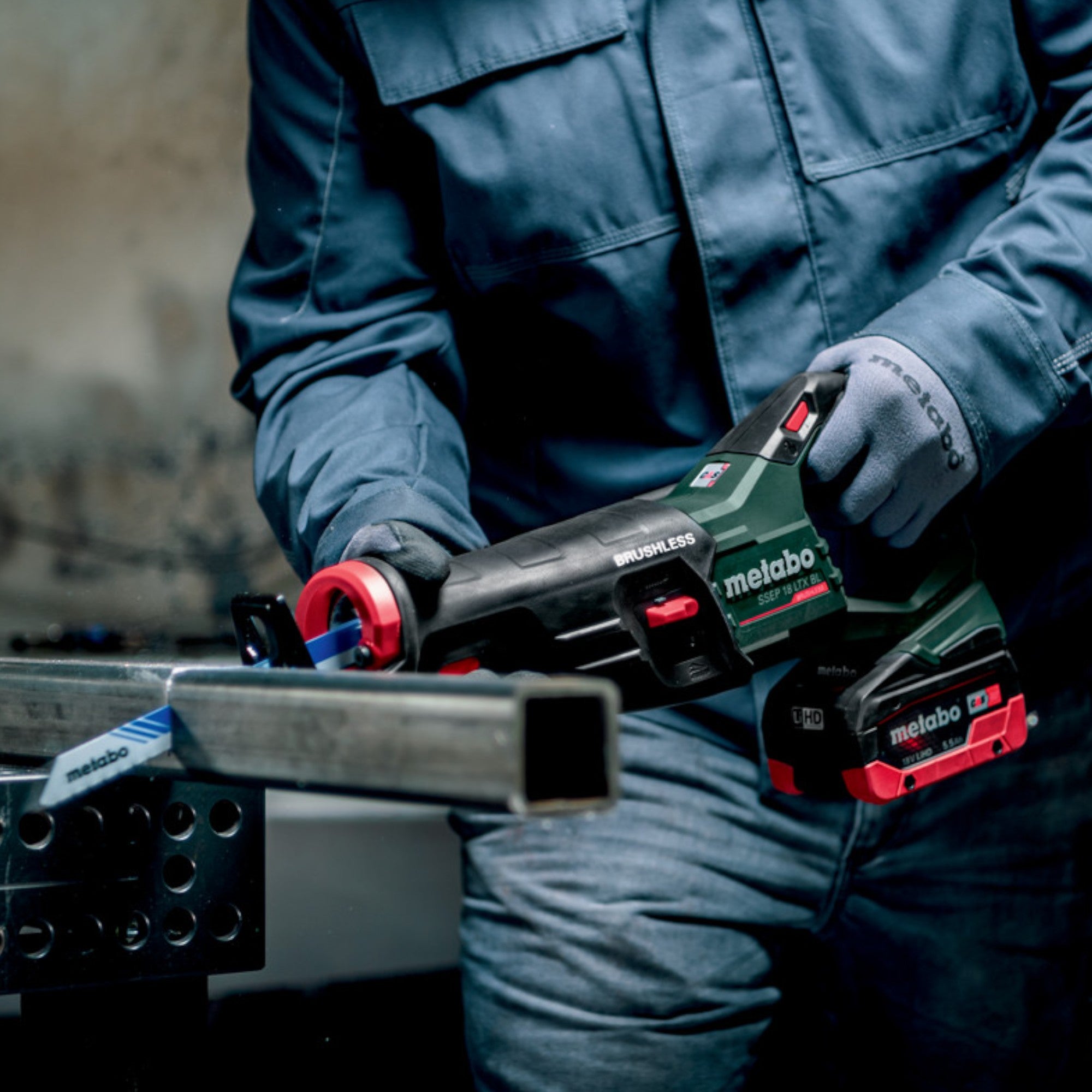 Metabo SSEP 18 LT BL Akku Saebelsaege 18 V 32 mm Brushless 1x LiHD Akku 5 5 Ah ohne Ladegeraet 4 - toolbrothers
