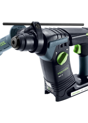 Marteau perforateur à batterie Festool BHC 18-Basic 18 V 1,8 J SDS Plus sans balais + 2 batteries 4,0 Ah + chargeur rapide + systainer