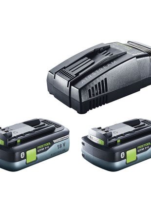 Marteau perforateur à batterie Festool BHC 18-Basic 18 V 1,8 J SDS Plus sans balais + 2 batteries 4,0 Ah + chargeur rapide + systainer