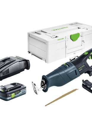 Festool RSC 18 EB-Basic Akku Säbelsäge 18 V Brushless + 1x Akku 4,0 Ah + Schnellladegerät + Systainer