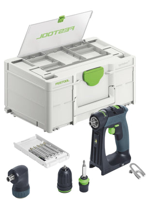 Festool CXS 18-Basic set perceuse-visseuse sans fil 18 V 40 Nm sans balais + 2x batteries 4,0 Ah + chargeur rapide + systainer