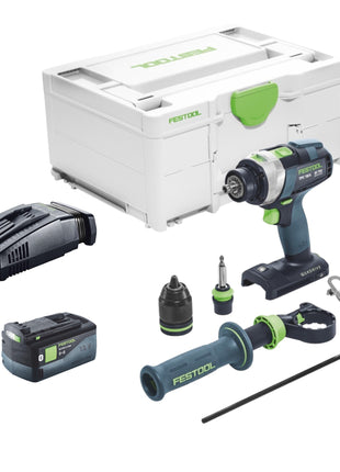 Festool TPC 18/4 I-Basic Akku Schlagbohrschrauber 18 V 75 Nm + 1x Akku 5,0 Ah + Schnellladegerät + Systainer