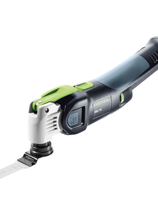 Festool VECTURO OSC 18 E-Basic Set Akku Oszillierer 18 V Starlock Max Brushless + 1x Akku 4,0 Ah + Schnellladegerät + Systainer