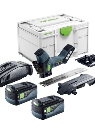 Scie à isolation sans fil Festool ISC 240 EB-Basic 18 V 240 mm + 2x batteries 5,0 Ah + chargeur rapide + Systainer