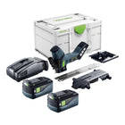 Scie à isolation sans fil Festool ISC 240 EB-Basic 18 V 240 mm + 2x batteries 5,0 Ah + chargeur rapide + Systainer