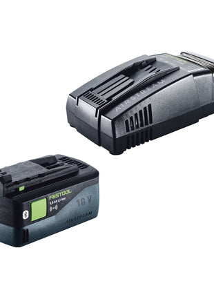 Festool DSC-AGC 18-125 FH EB-Basic système de séparation de batterie à main levée 18 V 125 mm sans balais + 1x batterie 5,0 Ah + chargeur rapide + systainer