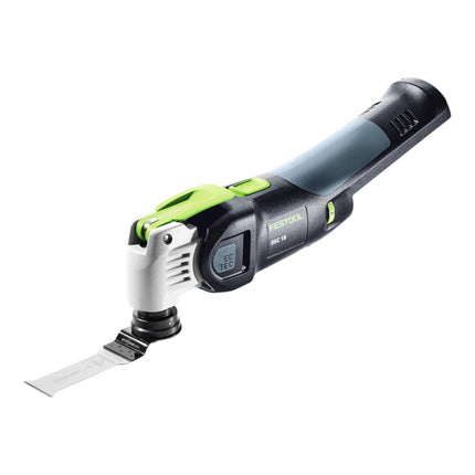 Festool VECTURO OSC 18 E-Basic herramienta oscilante sin cable 18 V Starlock Max Brushless + 1x batería 5.0 Ah + cargador rápido + systainer