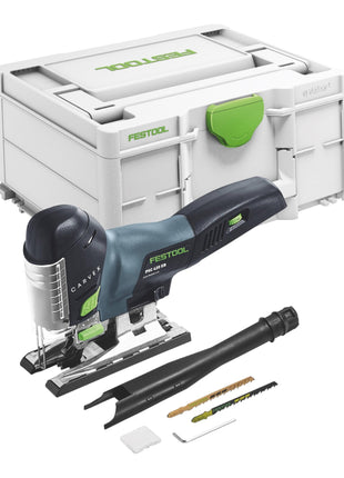 Festool CARVEX PSC 420 EB-Basic sierra de calar pendular a batería 18 V 120 mm sin escobillas + 2x baterías 4,0 Ah + cargador rápido + systainer