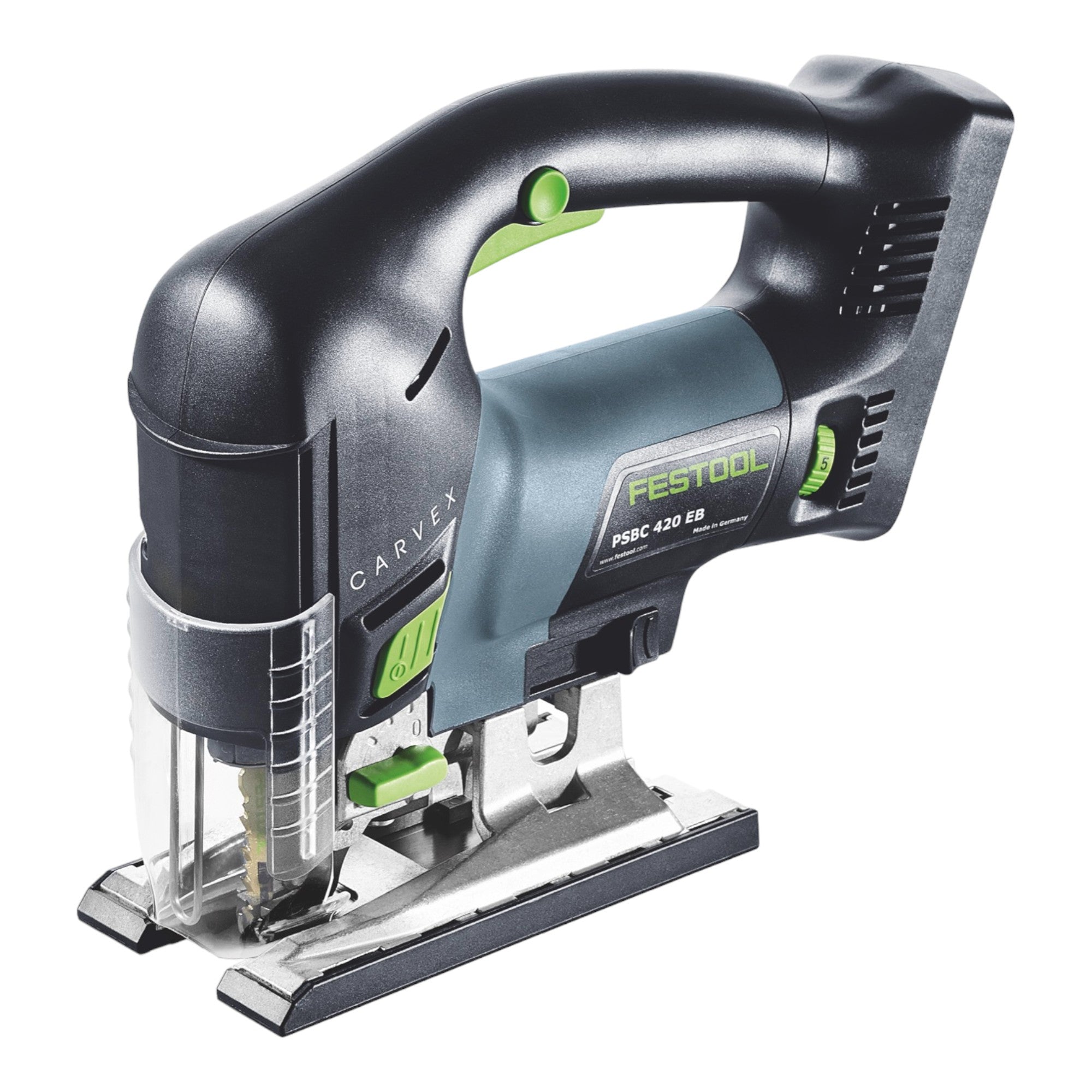 Festool CARVEX PSBC 420 EB Basic Akku Pendelstichsaege 18 V 120 mm Brushless 2x Akku 4 0 Ah Schnellladegeraet Systainer 2 - toolbrothers