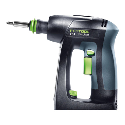 Festool C 18 Basic Perceuse-visseuse sans fil 18 V 45 Nm Brushless + 2x batterie 4,0 Ah + chargeur rapide + Systainer