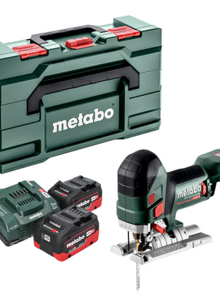 Metabo STA 18 LTX 150 BL Akku Stichsäge 18 V 150 mm Brushless + 2x LiHD Akku 5,5 Ah + Ladegerät + Metabox