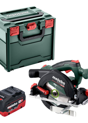 Metabo KS 18 LTX 57 BL Akku Handkreissäge 18 V 57 mm + 1x LiHD Akku 5,5 Ah + Metabox - ohne Ladegerät