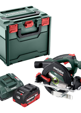 Metabo KS 18 LTX 57 BL Akku Handkreissäge 18 V 57 mm + 1x LiHD Akku 8,0 Ah + Ladegerät + Metabox