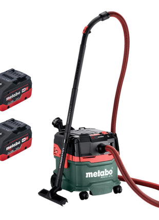 Metabo AS 36 18 L 20 PC batterie aspirateur eau et poussière 36 V (2x 18 V) 20 L + 2x batterie LiHD 5,5 Ah - sans chargeur