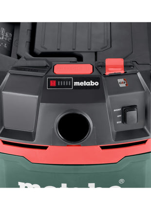 Metabo AS 36 18 L 20 PC Akku Nass Trocken Sauger 36 V ( 2x 18 V ) 20 L + 2x LiHD Akku 5,5 Ah + Doppelladegerät