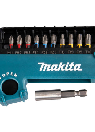 Makita Torsion Bit Set Impact Premier ( E-03567 ) 11 teilig 1/4" für Schlagschrauber DTD 171 / 172