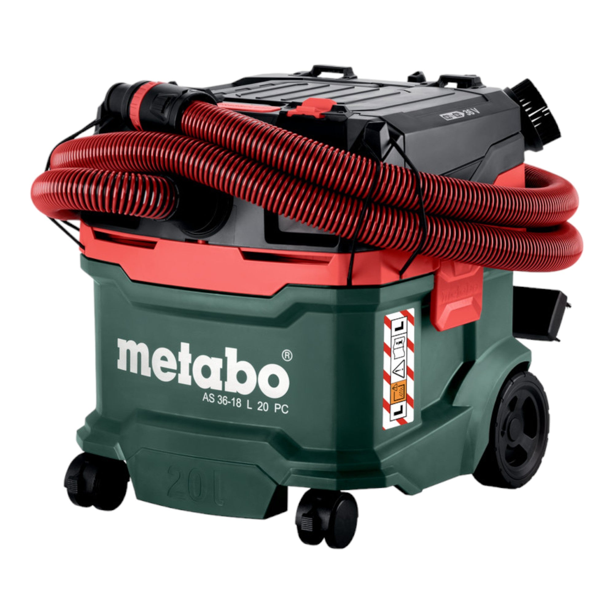 Metabo AS 36 18 L 20 PC Akku Nass Trocken Sauger 36 V 2x 18 V 20 L 4x LiHD Akku 10 0 Ah Doppelladegeraet 1 - toolbrothers