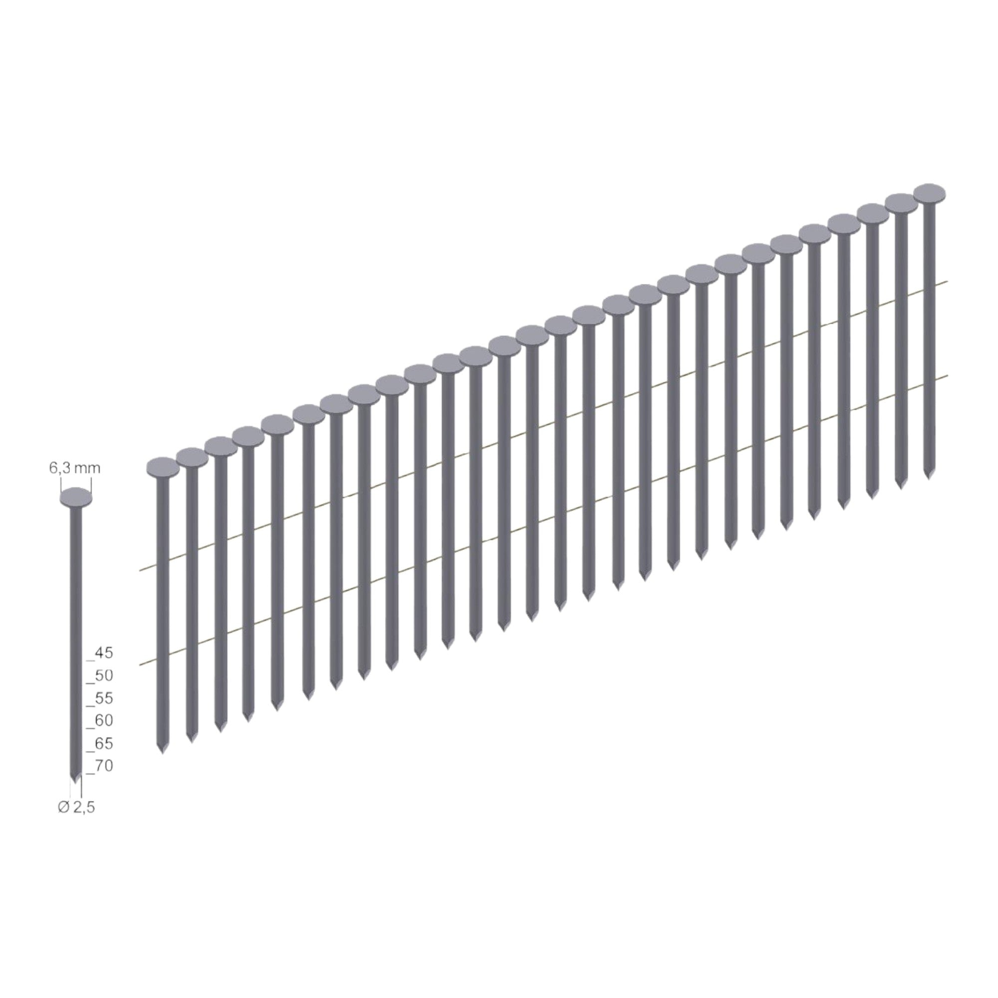 Prebena CNW25 65NKRI Coilnaegel 2 5 x 65 mm 7200 Stk Ringschaft verzinkt 1 - toolbrothers