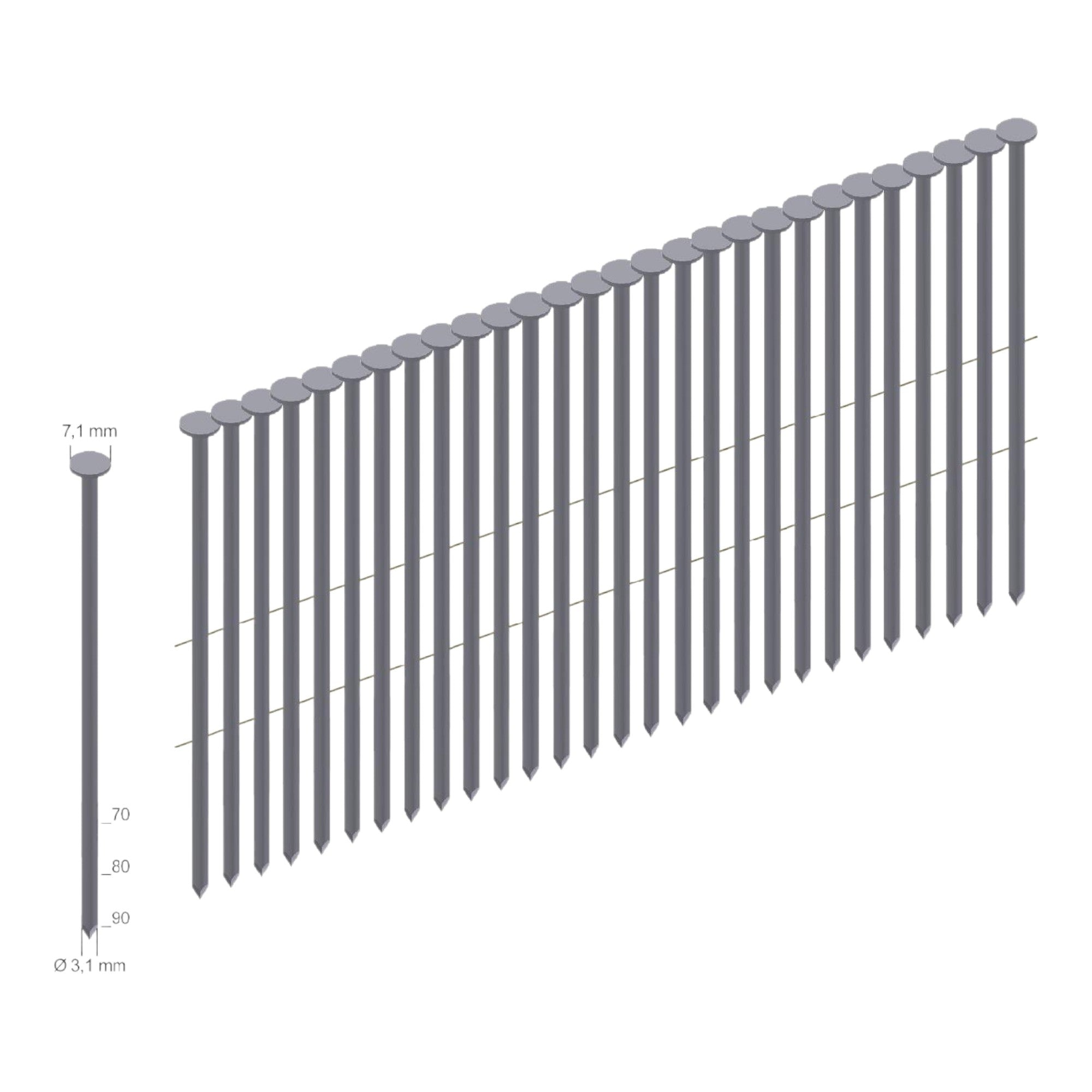 Prebena CNW31 90NKRI Coilnaegel 3 1 x 90 mm 3600 Stk Ringschaft verzinkt 1 - toolbrothers