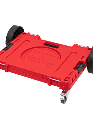 Qbrick System ONE Transportplattform 2.0 Allterrain RED Ultra HD 750 x 542 x 223 mm 120 kg mit Schwenkrädern aus Metall und Bremse