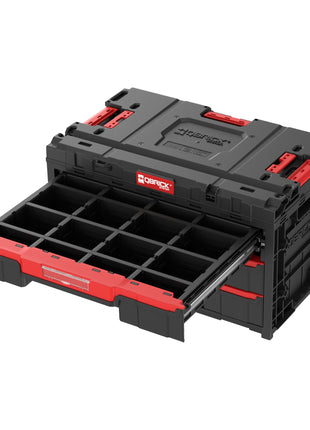 Qbrick System ONE Drawer 3 Toolbox 2.0 Boîte à outils 587 x 380 x 340 mm 27 l avec trois tiroirs