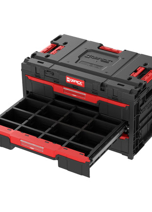 Qbrick System ONE Drawer 3 Toolbox 2.0 Boîte à outils 587 x 380 x 340 mm 27 l avec trois tiroirs