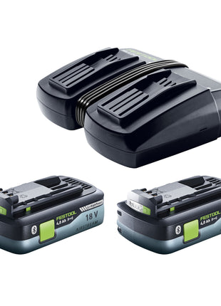 Scie à ruban sans fil Festool SYMC 70 4.0 EBI-Plus SYMMETRIC 36 V (2 x 18 V) 216 mm (577464) + 2x batterie 4,0 Ah + double chargeur + Systainer