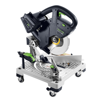 Festool SYMC 70 EB-Basic SYMMETRIC cordless moulding saw 36 V ( 2 x 18 V ) 216 mm + 2x rechargeable battery 5.0 Ah + Systainer - without charger