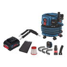 Bosch GAS 18V-12 MC Professional Akku Staubsauger BITURBO Brushless + 1x ProCore Akku 8,0 Ah + Zubehör - ohne Ladegerät