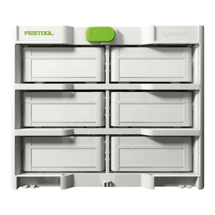 Festool Rack SYS3-RK/6 M 337-Set Systainer³ 6 piezas ( 577816 ) para todas las variantes de Systainer³ S 76