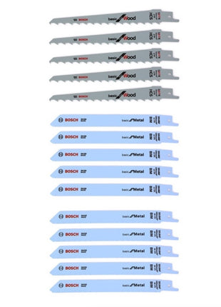 Bosch GSA 18V-Li N Akku Reciprosäge 18V Säbelsäge + 20x Sägeblatt Solo - ohne Akku, ohne Ladegerät - Toolbrothers