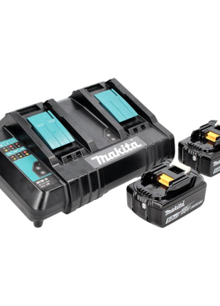 Cortacésped a batería Makita DLM 480 CT2 36 V (2x 18 V) 48 cm 62 l + 2x batería 5,0 Ah + cargador