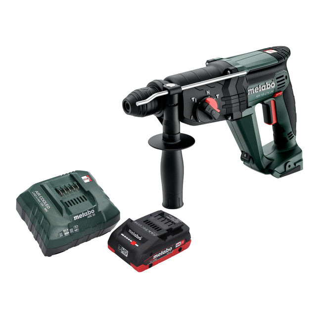 Metabo KH 18 LTX 24 Marteau combiné sans fil 18 V 2,1 J SDS Plus + 1x batterie LiHD 4,0 Ah + chargeur