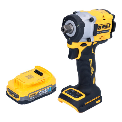 Akumulatorowy klucz udarowy DeWalt DCF 922 N 18 V 406 Nm 1/2" bezszczotkowy + 1x akumulator Powerstack 1,7 Ah - bez ładowarki