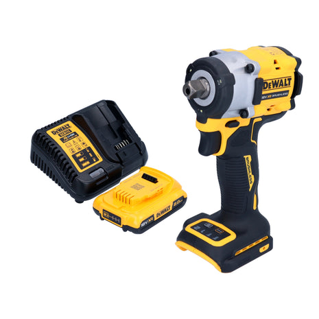 Akumulatorowy klucz udarowy DeWalt DCF 922 D1 18 V 406 Nm 1/2" bezszczotkowy + 1x akumulator 2,0 Ah + ładowarka