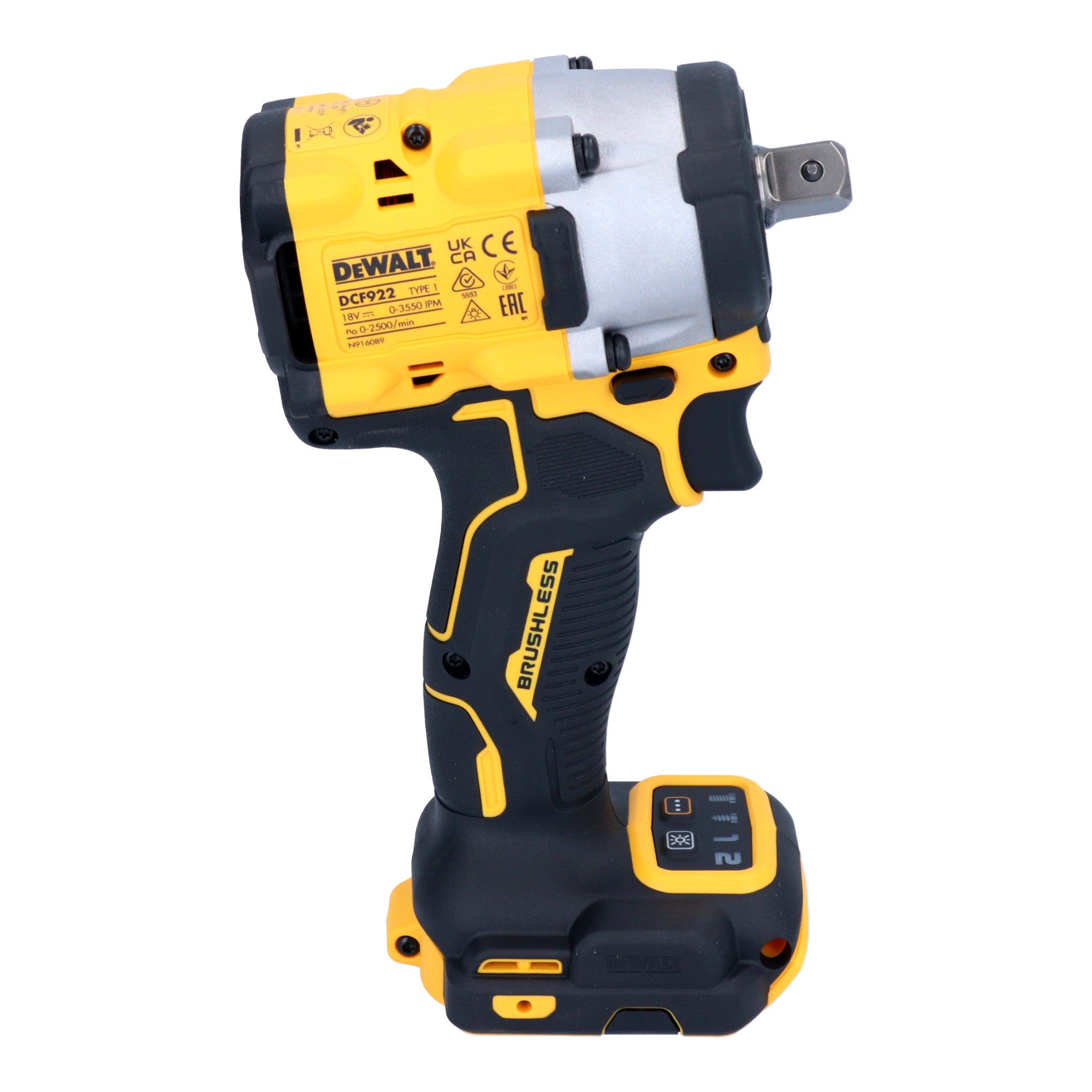DeWalt DCF 922 P1 Akku Schlagschrauber 18 V 406 Nm 1 2 Brushless 1x Akku 5 0 Ah Ladegeraet 4 - toolbrothers
