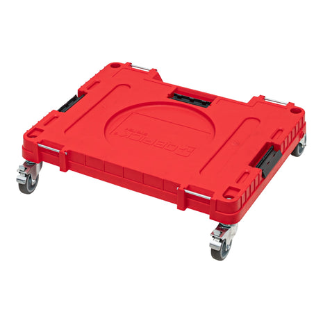 Toolbrothers Rodillo de transporte móvil RHINO XXL Plataforma de transporte con plataforma rodante ULTRA 625 x 503 x 160 mm Capacidad de carga de 120 kg con ruedas giratorias de metal y freno